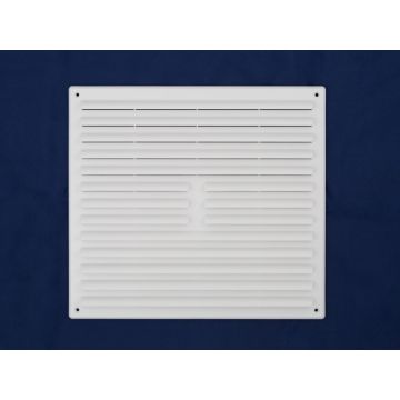 White 9X9 Louvred Vent Comes With Flyscreen