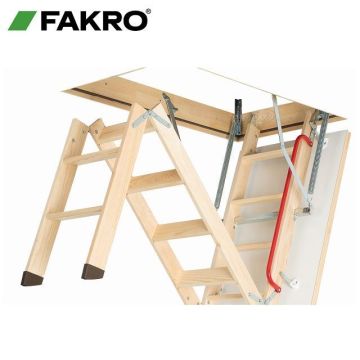 Fakro Loft Ladder Folding Wooden LWK 600mm x 1200mm
