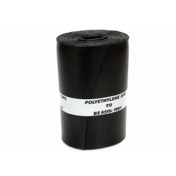 Black DPC Polythene Damp Proof Course 150mm x 30m