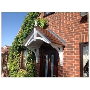 Beverley Victorian Style GRP Door Canopy With Finial