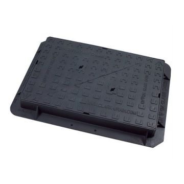 900 x 600 x 100 Solid Top Ductile Iron Cover & Frame D400KN CD752KMD