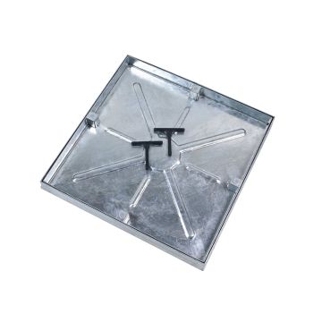 450 X 450 X 46MM Steel Double Sealed Recessed Manhole Cover and Frame 5T GPW AQK4545