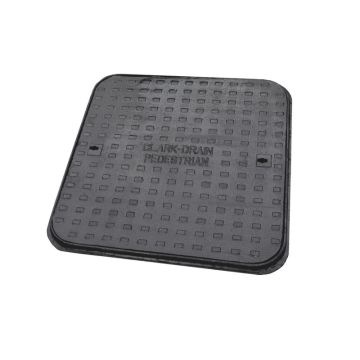 600 x 600 Solid Top Cast Iron Cover and Frame A15KN CD12