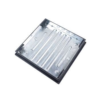  600 x 600 x 80 Recessed Manhole Cover & Frame Galvinised 10T GPW CD791R