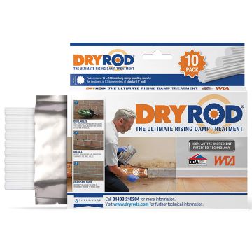 Dryrod Damp Proofing Rods Pack of 10