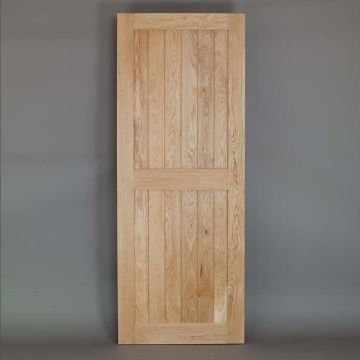 V Grooved Select Rustic Framed Ledged Oak Door