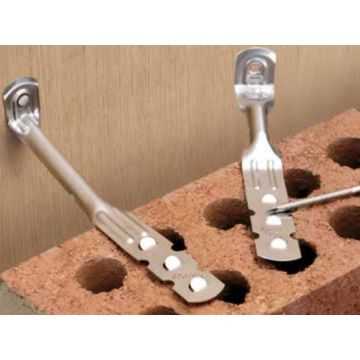 Box of 250 Staifix 100mm Cavity Timber Frame Tie With Nails STF100